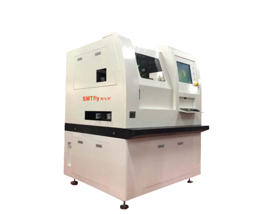 Inline laser depaneling machine